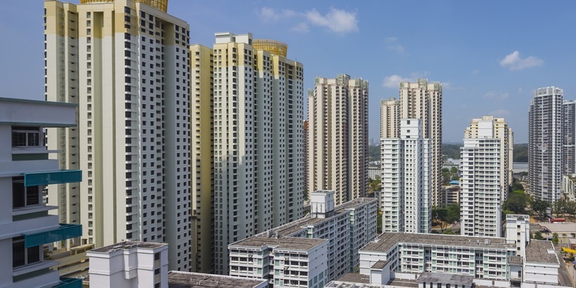 View of HDB flats in Toa Payoh