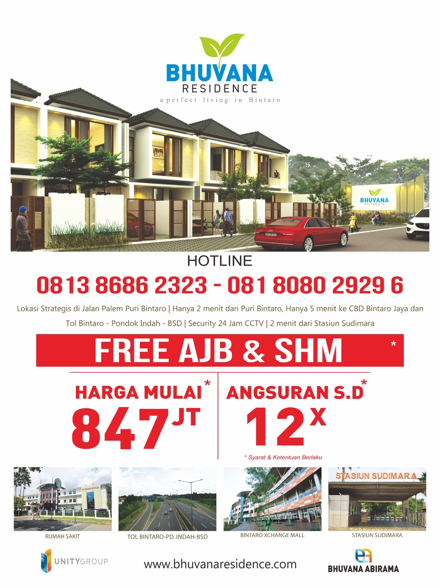 Bhuvana Residence dijual  Rumah.com