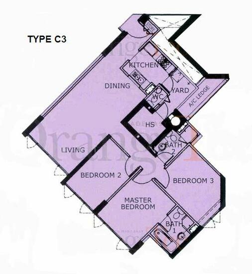 Hillview Regency, 28 Bukit Batok East Avenue 2, 3 Bedrooms, 1130 sqft