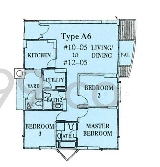 Dover Parkview, 30 Dover Rise, 3 Bedrooms, 1248 sqft, Condos