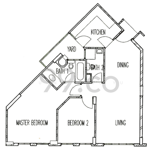 Melville Park, 22 Simei Street 1, 2 Bedrooms, 958 sqft, Condos