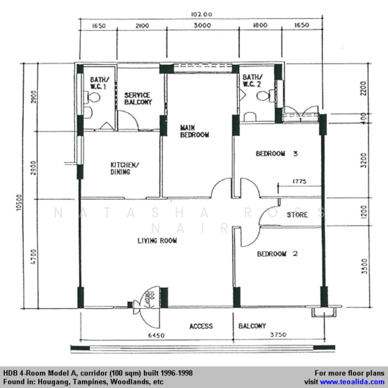 724 Woodlands Avenue 6, 724 Woodlands Avenue 6, 3 Bedrooms, 1087 sqft, HDB Flats for sale, by