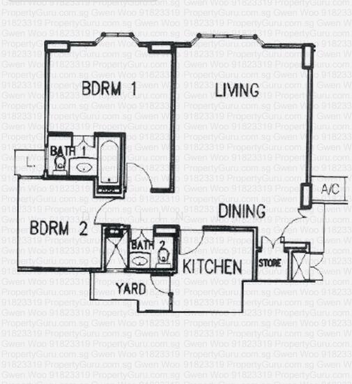 Sherwood Condo, 169 Jalan Jurong Kechil, 2 Bedrooms, 936 sqft, Condos