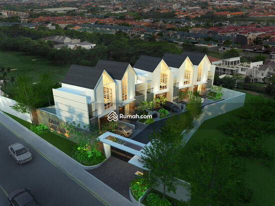 Ilustrasi perumahan Casa Urbano Serpong dilihat dari eye bird view.