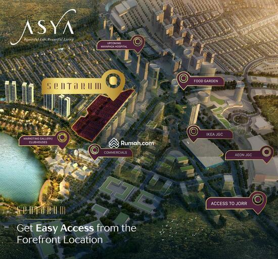 Rumah disewa Asya Jakarta Garden City, 146 m² mulai Rp 100 jt /tahun