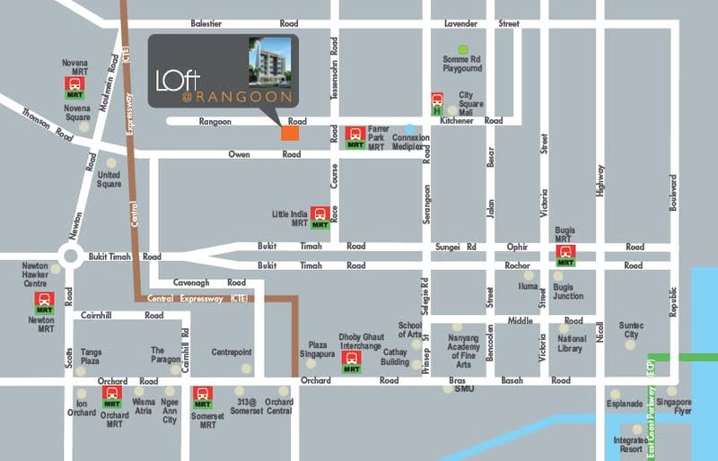 Loft @ Rangoon Condo Details in Farrer Park / Serangoon Rd ...