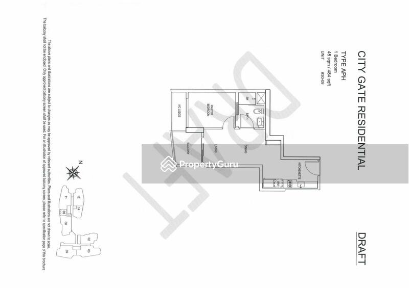 City Gate Apartment Details in Beach Road / Bugis / Rochor
