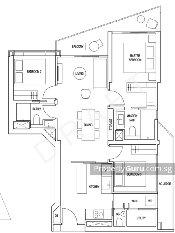 Artra Condo Details in Alexandra / Commonwealth