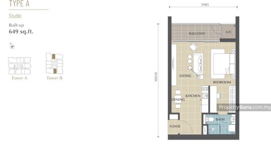 Dijual - Jesselton Twin Towers