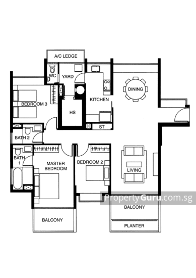 River Edge Condo Floor Plan | Viewfloor.co